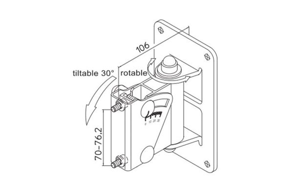 Genelec speaker wall mount - Image 2
