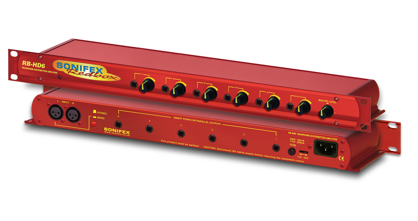 Sonifex RB-HD6 headphone distribution.