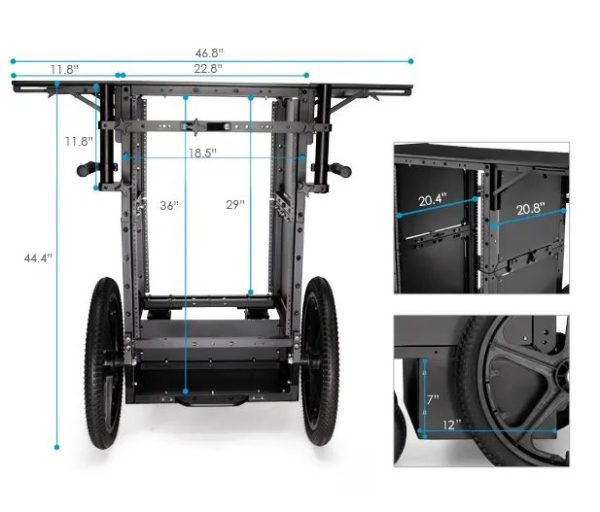 Proaim Soundchief Cart & Vertical Workstation - Image 4